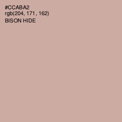 #CCABA2 - Bison Hide Color Image